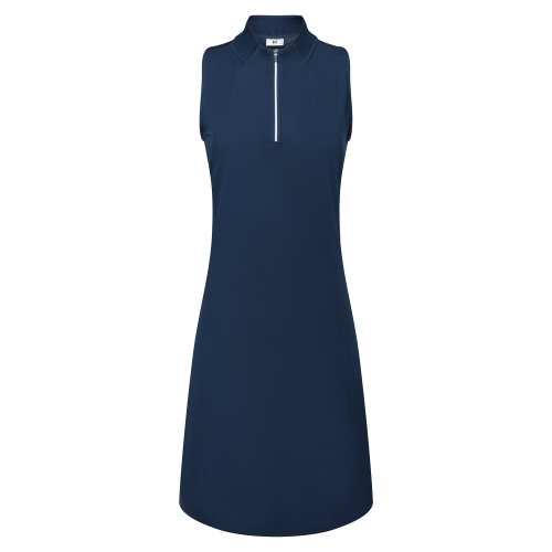 Footjoy 1/4 Zip Sleeveless dámské golfové šaty, tmavě modré