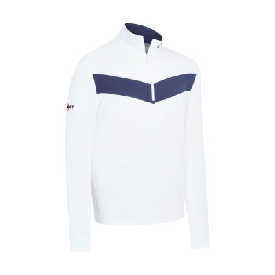 Callaway Odyssey 1/4 Zip pánská golfová mikina, bílá