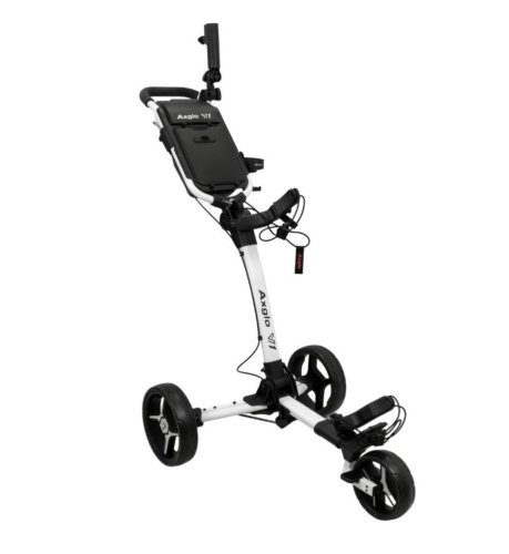 AXGLO V1 golfový vozík, bílý/šedý + DÁREK