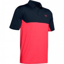 Under Armour Colorblock pánské triko, oranžové/tmavě modré, vel. S DOPRODEJ