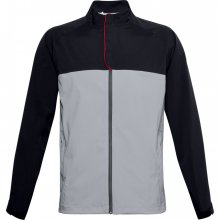 Under Armour Stormproof Golf Rain pánská bunda, světle šedá/černá DOPRODEJ