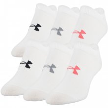 Under Armour Essential NS dámské golfové ponožky, 6 párů, bílé