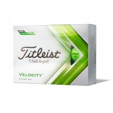 Titleist Velocity 2022 golfové míče - zelené matné 12 ks 