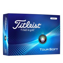 Titleist Tour Soft 2024 golfové míče - bílé 12 ks 