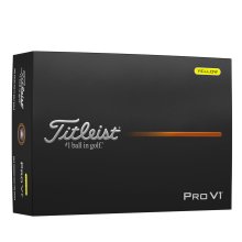 Titleist Pro V1 2025 golfové míče - žluté 12 ks