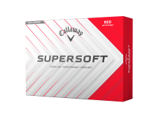 Callaway Supersoft 25 golfové míče - červené matné 12 ks