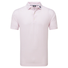 FootJoy Wiggle Print Lisle pánské triko, bílé