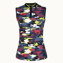 Callaway Multi-Colour Camo dámské golfové triko bez rukávů, tmavě modré DOPRODEJ