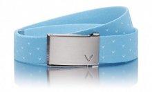 Callaway V Print Reversible dámský golfový pásek, tyrkysový DOPRODEJ