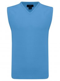 Callaway Merino V-Necked pánská golfová vestička, světle modrá, vel. M DOPRODEJ