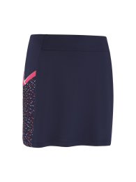 Callaway Chev Print Blocked dámská golfová sukně, tmavě modrá