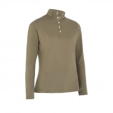 Callaway Thermal Fleece dámské triko s dlouhým rukávem, khaki