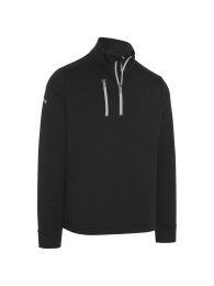 Callaway Midweight Textured 1/4 Zip Fleece pánská golfová mikina, černá, vel. XL DOPRODEJ