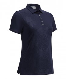 Callaway Embossed Floral dámské golfové triko, tmavě modré DOPRODEJ