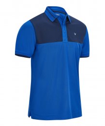 Callaway Colour Block pánské golfové triko, modré, vel. M DOPRODEJ