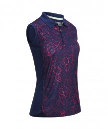 Callaway Tropical Print dámské golfové triko bez rukávů, tmavě modré, vel. S DOPRODEJ