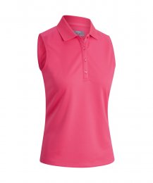 Callaway Knit dámské golfové triko bez rukávů, růžové, vel. S