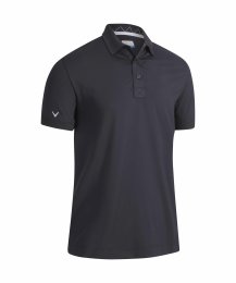 Callaway Solid Ribbed pánské golfové triko, černé, vel. XXL DOPRODEJ
