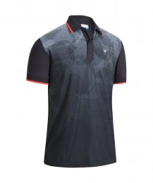 Callaway Gradient Printed pánské golfové triko, černé, vel. XS DOPRODEJ
