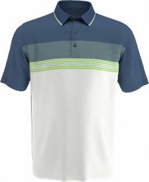 Callaway Micro Geo Jacquard pánské triko, bílé/šedozelené, vel. XXL DOPRODEJ