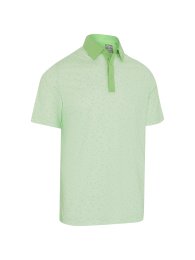 Callaway Trademark All Over Chev pánské golfové triko, světle zelené