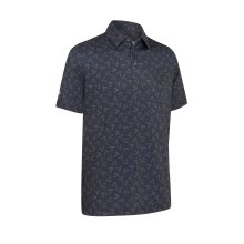 Callaway All-Over Large Chev Printed pánské golfové triko, černé