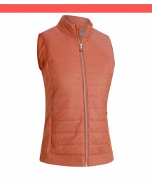 Callaway Lightweight Quilted dámská golfová vesta, korálová, vel. XS DOPRODEJ