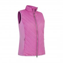 Callaway Lightweight Quilted dámská golfová vesta, světle růžová DOPRODEJ