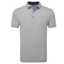 FootJoy Stretch Lisle Dot Print pánské triko, šedé