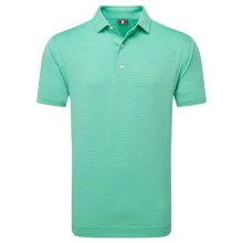 FootJoy Micro Feeder Stripe Lisle pánské triko, zelené