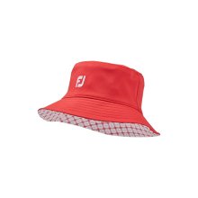 FootJoy dámský oboustranný klobouk, červený DOPRODEJ