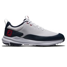 FootJoy Tour Rival pánské golfové boty, bílé/tmavě modré/červené