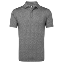 FootJoy Painted Floral Lisle pánské triko, šedé, vel. XL