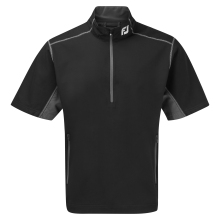 FootJoy Half-Zip S/S Windshirt pánská bunda s krátkým rukávem, černá