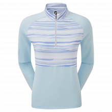 FootJoy Half-Zip Jersey Watercolour dámská mikina, světle modrá/fialová, vel. M DOPRODEJ