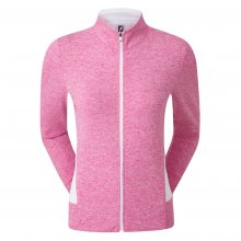 FootJoy Full Zip Knit Mid Layer dámská golfová mikina, růžová, vel. S DOPRODEJ