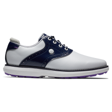FootJoy Traditions dámské golfové boty, bílé/tmavě modré, vel. 38,5 EU DOPRODEJ