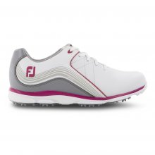 FootJoy Pro/SL dámské golfové boty, bílá/šedá/růžová, vel. 7 UK DOPRODEJ