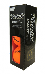 Volvik Vimat Soft golfové míče - oranžové matné 3 ks
