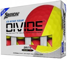 Srixon Q-STAR Tour Divide golfové míče - červené/žluté matné 12 ks