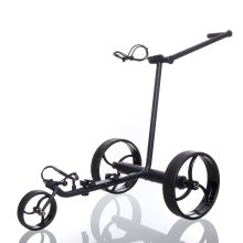 trendGOLF STREAKER S golfový elektrický vozík, černý, černá kola, baterie až 36 jamek