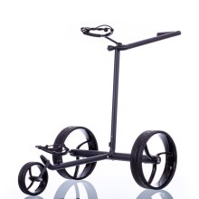 trendGOLF WALKER S golfový elektrický vozík, černý, černá kola, baterie až 36 jamek