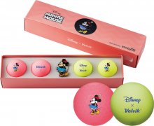 Volvik Vivid Disney Minnie Mouse dárková sada golfových míčů