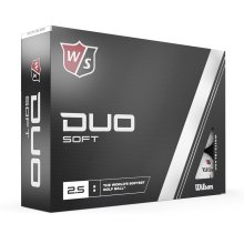 Wilson Staff Duo Soft golfové míče - bílé 12 ks DOPRODEJ