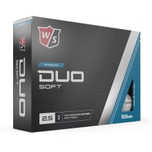 Wilson Staff Duo Soft dámské golfové míče - bílé 12 ks DOPRODEJ