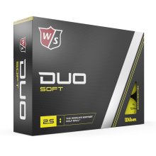 Wilson Staff Duo Soft golfové míče - žluté matné 12 ks DOPRODEJ