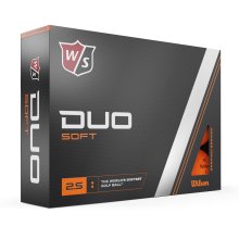 Wilson Staff Duo Soft golfové míče - oranžové matné 12 ks DOPRODEJ