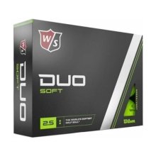Wilson Staff Duo Soft golfové míče - zelené matné 12 ks DOPRODEJ