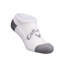 Callaway Tour Opti-Dri Low II dámské golfové ponožky, bílé/šedé