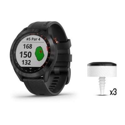 Garmin Approach S40 Black GPS hodinky + CT10 Club Tracking senzory 3 ks